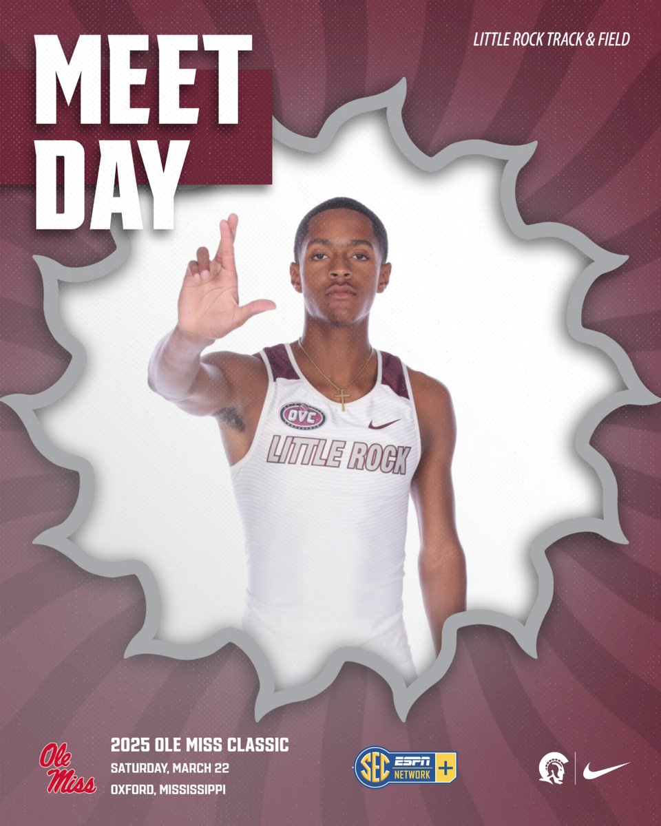 Final Day at Ole Miss.

🏆 ~ 2025 Ole Miss Classic
📍 ~ Oxford, Miss.
🕰️ ~ 11:00 am 
📺 ~ bit.ly/4bGr0OB
📊 ~ bit.ly/4iiz2Qj

#LittleRocksTeam