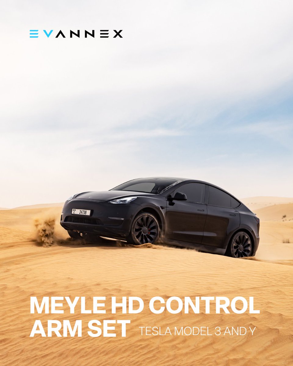 evannex_com's tweet image. You need this Meyle&apos;s HD Control Arm Set. It improves joint integrity and addresses common issues like squeaking and rattling noises. Now your driving experience is smoother than ever. 

Shop here - ow.ly/MeAl50V8CPr 

#Tesla #TeslaModification #TeslaUpgrade #MeyleHD