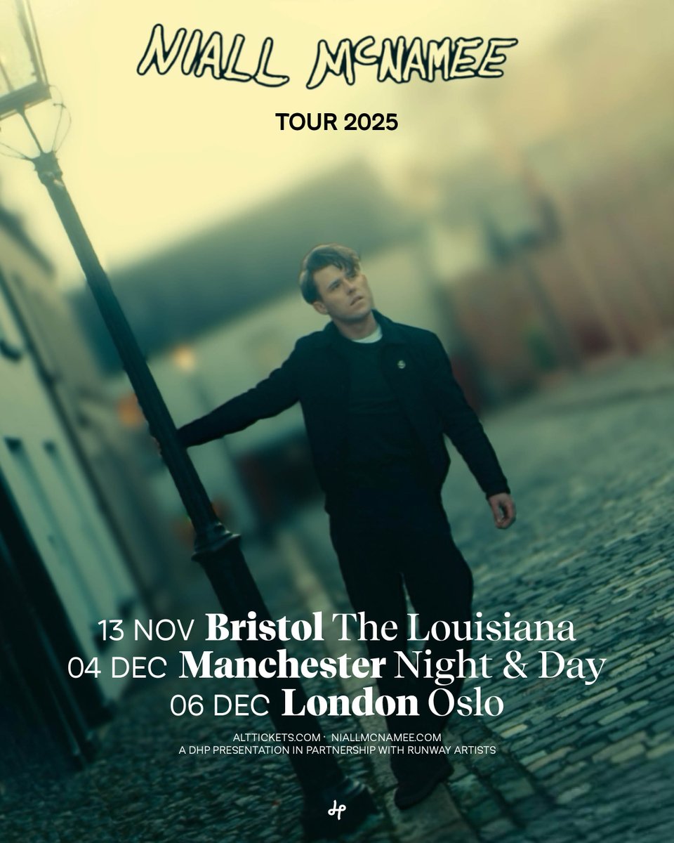 Oslo Hackney (@oslohackney) on Twitter photo Singer songwriter <a href="/NiallMcNamee/">Niall McNamee</a> puts a modern twist on his Irish heritage in his sound. Catch him live showcasing his knack for storytelling through song this December!
๐
Saturday 06 December 2025
๐๏ธ Tickets on sale Thursday, 10am. Set a reminder at alttickets.com/niall-mcnamee-โฆ Singer songwriter <a href="/NiallMcNamee/">Niall McNamee</a> puts a modern twist on his Irish heritage in his sound. Catch him live showcasing his knack for storytelling through song this December!
๐
Saturday 06 December 2025
๐๏ธ Tickets on sale Thursday, 10am. Set a reminder at alttickets.com/niall-mcnamee-โฆ