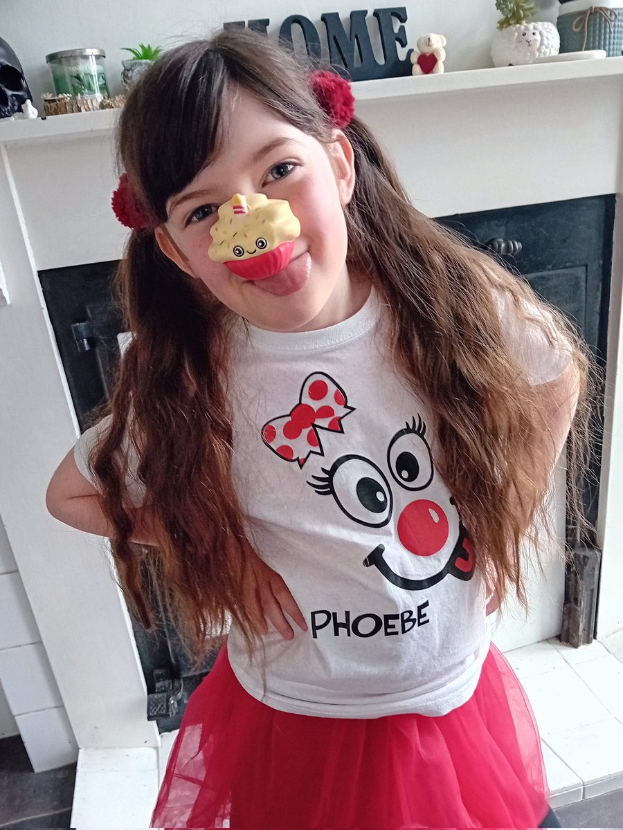 LollieMB's tweet photo. Red Nose Day 2025! 🤡🥰❤️ 

#RedNoseDay2025 #ComicRelief https://t.co/01T0p5W309