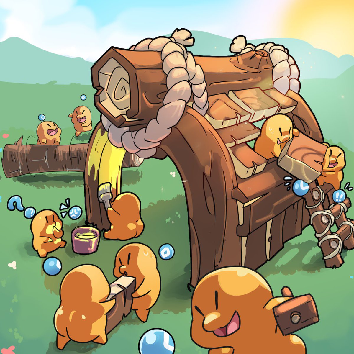 <a href="/saylor/">Michael Saylor</a> <a href="/ladoger/"></a> All in $DOODI. 

Hey Mike, I think you will like these cute yellow round DOODS. 

<a href="/DoodiPals/">DoodiPals</a> have been building DOOD by DOOD. 

#DOODIFY TODAY.