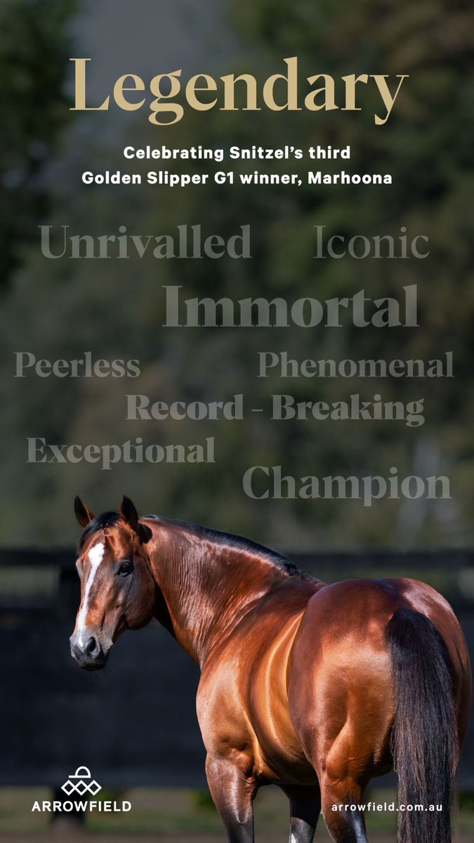 🏆 Death, taxes, and <a href="/ArrowfieldStud/">Arrowfield Stud</a>’s Snitzel in the Slipper.