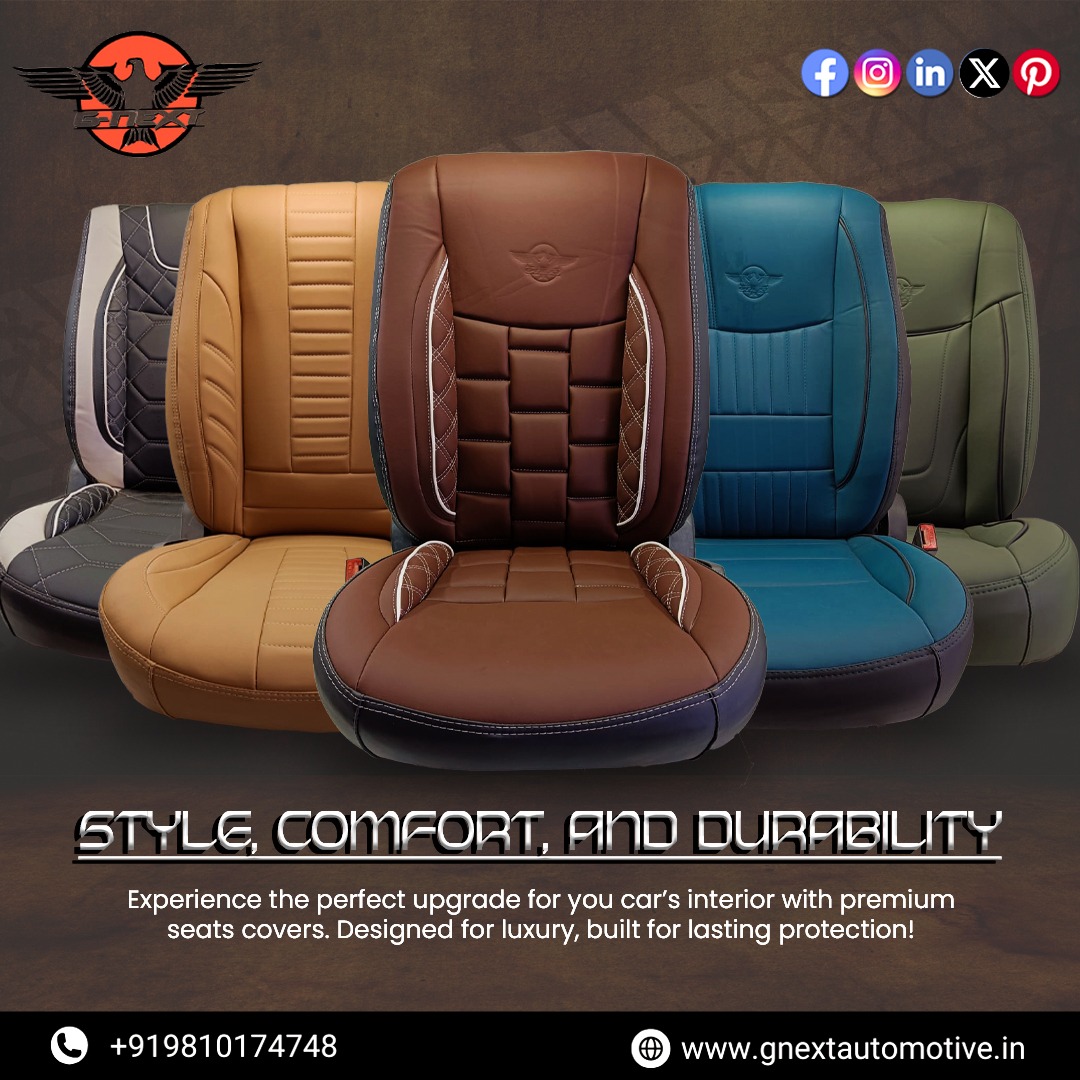 gnextcarseat's tweet image. Style. Comfort. Durability. 💯
Experience the perfect trio with our premium car seat covers — made to impress, built to last!
📞 +91 98101 74748
🌐 gnextautomotive.in

#GnextAutomotive #CarStyleUpgrade #ComfortOnWheels #DurableLuxury