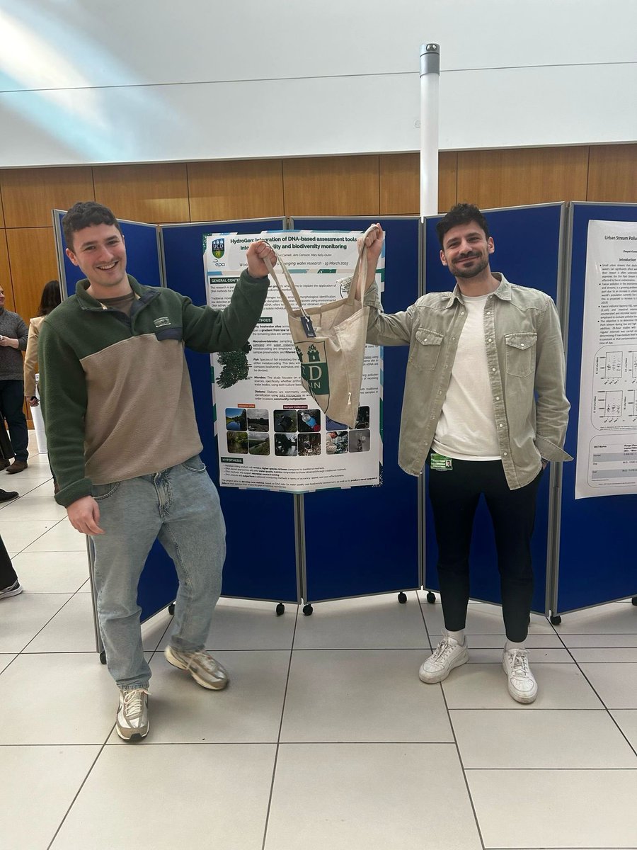 Last week we presented our research at UCD’s World Water Day event and won one of the awards! 💧🌍 Now figuring out how to split it—weekly custody or a time-share agreement? #WorldWaterDay #UCD #WaterResearch