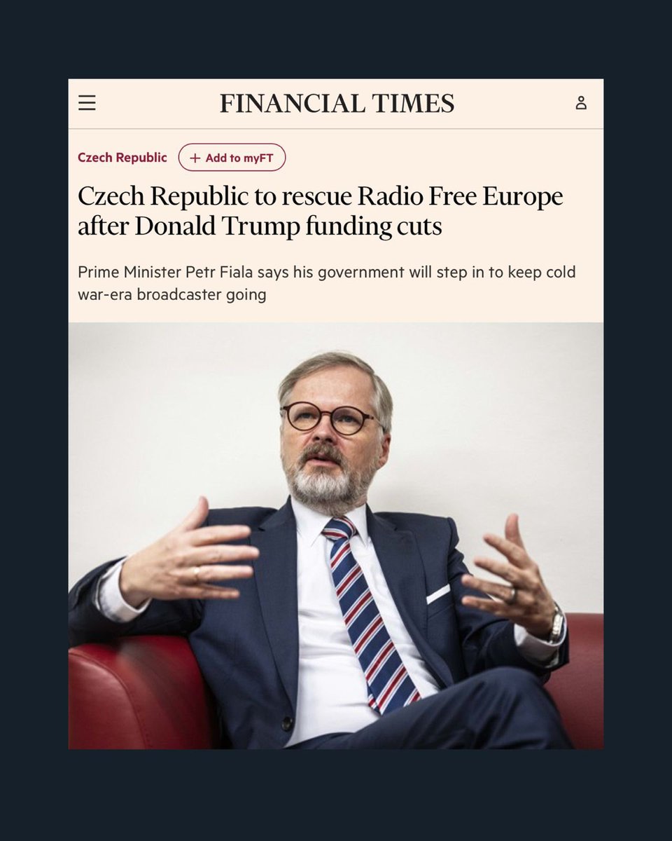 P_Fiala's tweet photo. Uděláme vše, co je v našich silách, abychom dali Rádiu Svobodná Evropa šanci pokračovat v důležité roli, kterou má. V mladí jsem ho poslouchal a vím, co pro mě za komunistických časů znamenalo.

https://t.co/RAHeT0BxiA https://t.co/aEHHka16xj