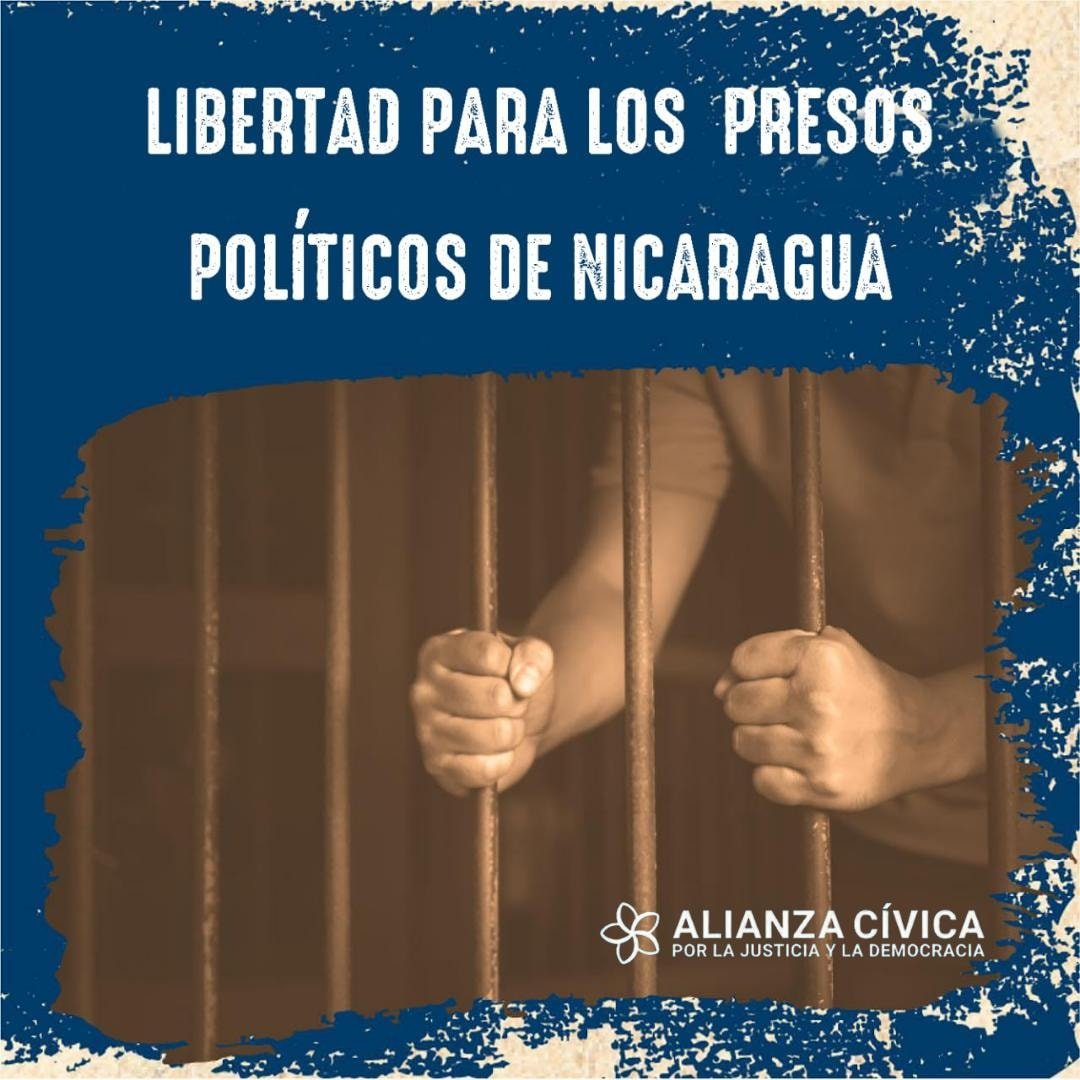 Jairo Alberto Obando Delgadillo está privado de su libertad desde el 2014. Delgadillo fue acusado por un delito que no cometió y debe ser liberado. Él es uno de los +40 reos de conciencia que la dictadura mantiene en sus prisiones.
<a href="/CIDH/">CIDH - IACHR</a> 
<a href="/OACNUDH/">OACNUDH</a> 
<a href="/amnesty/">Amnesty International</a> 
#SOSNicaragua