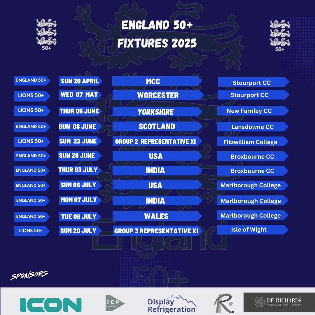 England 50+ Cricket tweet media