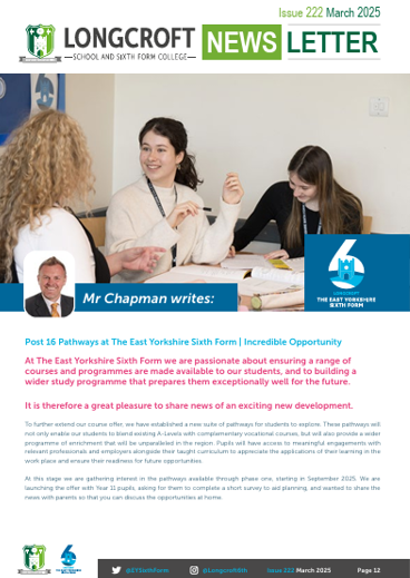 SchoolLongcroft's tweet photo. Follow the link to read our @SchoolLongcroft #newsletter: https://t.co/u659jt02NZ We feature our @eastridingsfa #champions, an exciting collaboration with @BishopBurton, @LongcroftFOLS @Tesco fundraising, our Active Travel Ambassadors and much more! @TeamModeshift @Maccaj10 https://t.co/9CH9F6HcId