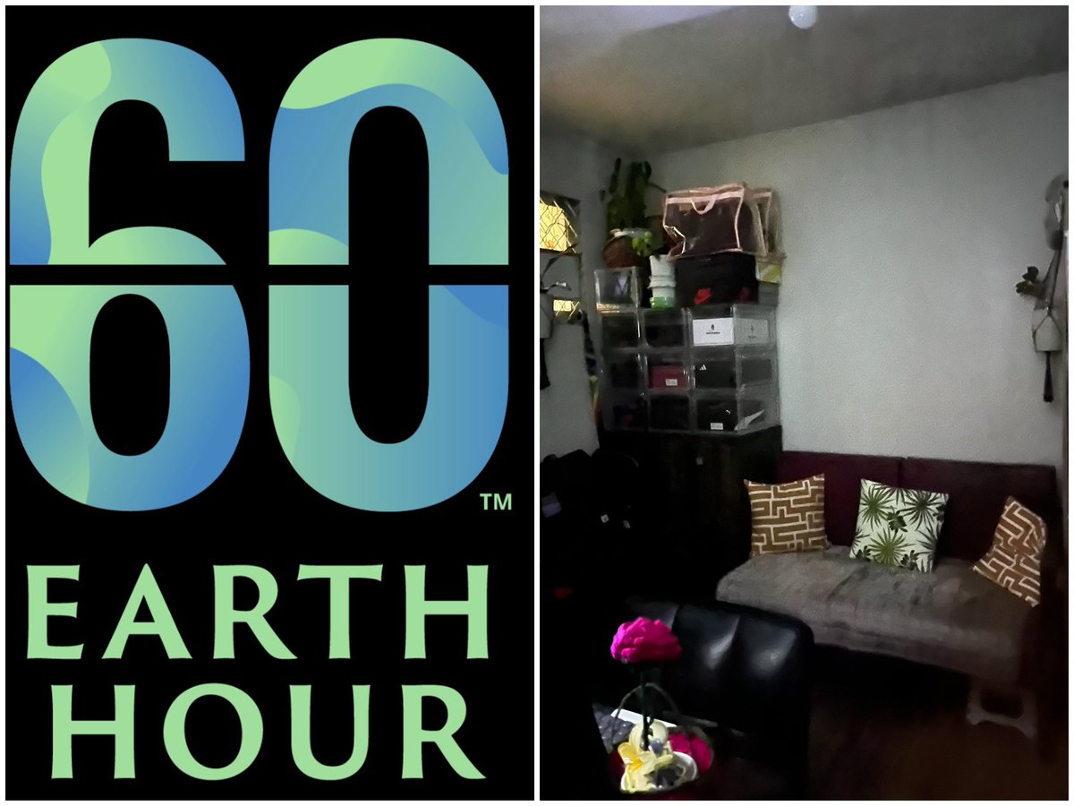 JollyPrincess's tweet photo. Earth Hour 60, 8:30pm to 9:30pm. 🌏
#EarthHour2025 https://t.co/wMCDE9MkqF