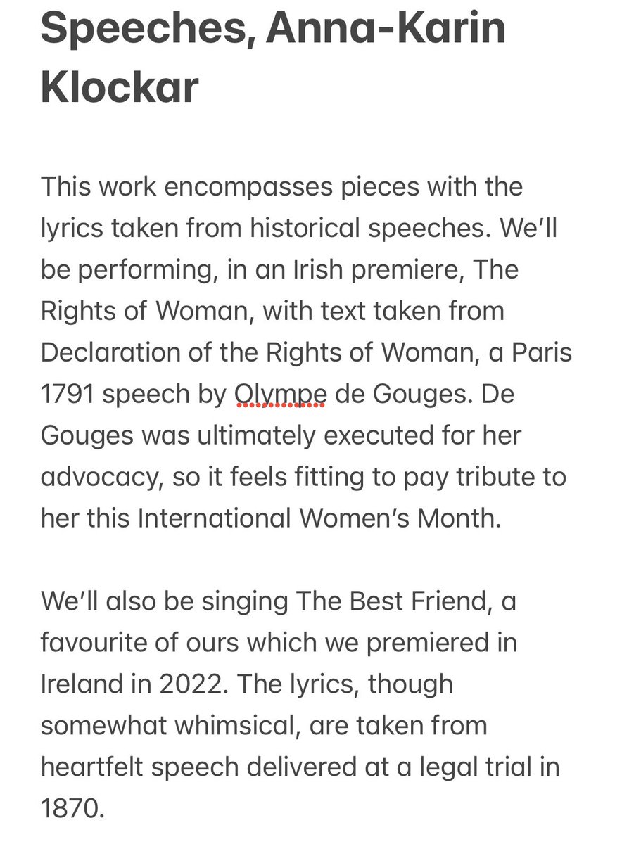 A little info on one of the pieces featured in next Saturday’s concert, The Arrow and the Song! 🏹
Listen to our performance of The Best Friend from 2022 here youtu.be/TWDZbBX_5TY?si…