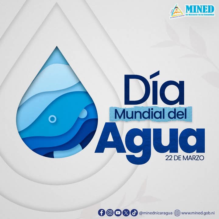22 de marzo | Día Mundial del Agua 💧🚰

Cuidemos este recurso esencial para la vida, promoviendo su uso responsable y su conservación para el bienestar de todos.