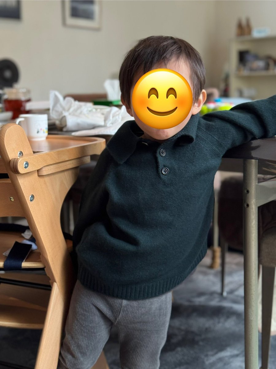 agent_keito's tweet photo. 甥っ子が着てくれましたー！

大きめな襟と全体のバランスもイメージ通りだったので安心しました！

本当に本当に可愛い甥っ子☺️
喜んでくれて幸せでしたー☺️ https://t.co/JTmYCy6hMe