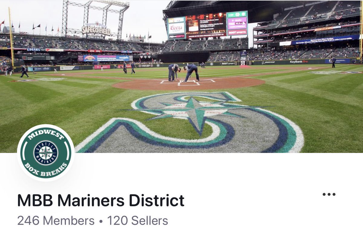 Have you joined the MBB Mariners ⚾️ team District? 

💰Buy/Sell
✋Auctions
📦Break Spots
🤝Chat w/ Fans
📰 Team Content

Today we’ll feature this team room for a full day with some deals &amp; promos!

Join now, apply to sell, get your team items listed!👇
District.net/mbbMariners