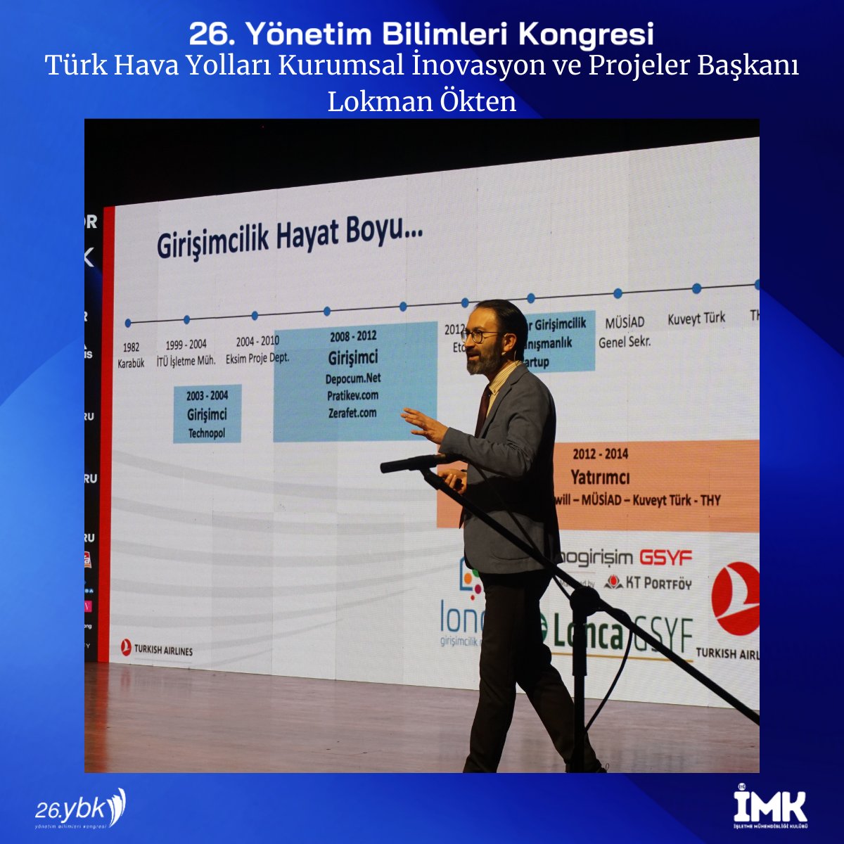 26. Yönetim Bilimleri Kongresinde, etkinliğimizin son oturumunda Turkish Airlines Kurumsal İnovasyon ve Projeler Başkanı Lokman Ökten bizlerle!🎉

Seneye 27. Yönetim Bilimleri Kongresinde görüşmek üzere!🎈

#ituimk #ybk2025 #26ybk