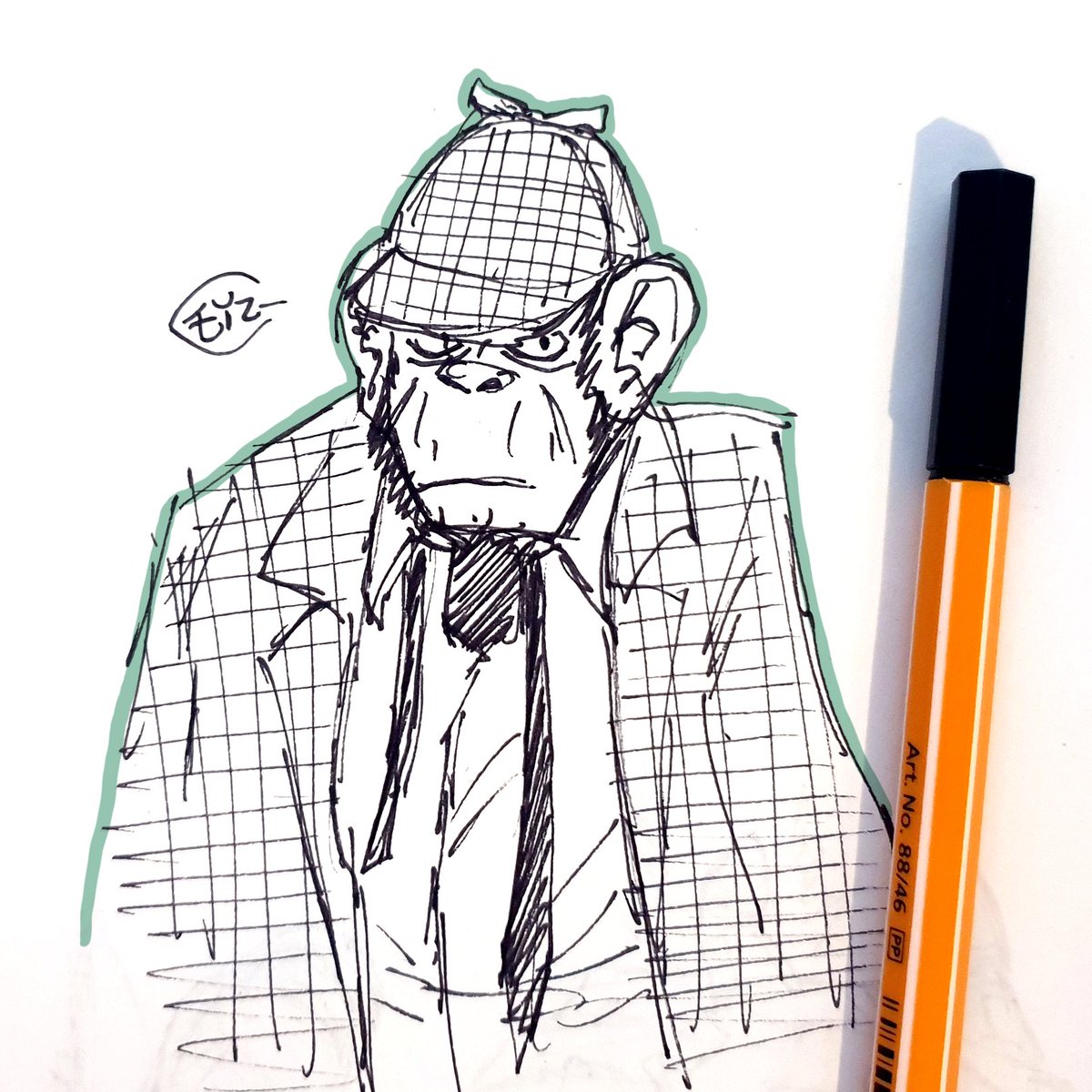 Eyzmaster's tweet photo. New sketches from the week!
Enjoy!
#Eyz #myart #DSC #DailySketch #catwoman #selinakyle #detectivechimp #bobotchimpanzee #52 #shadowpact #gothamcity #batman #dc #dccomics #comics https://t.co/OIrZZ3lzhQ
