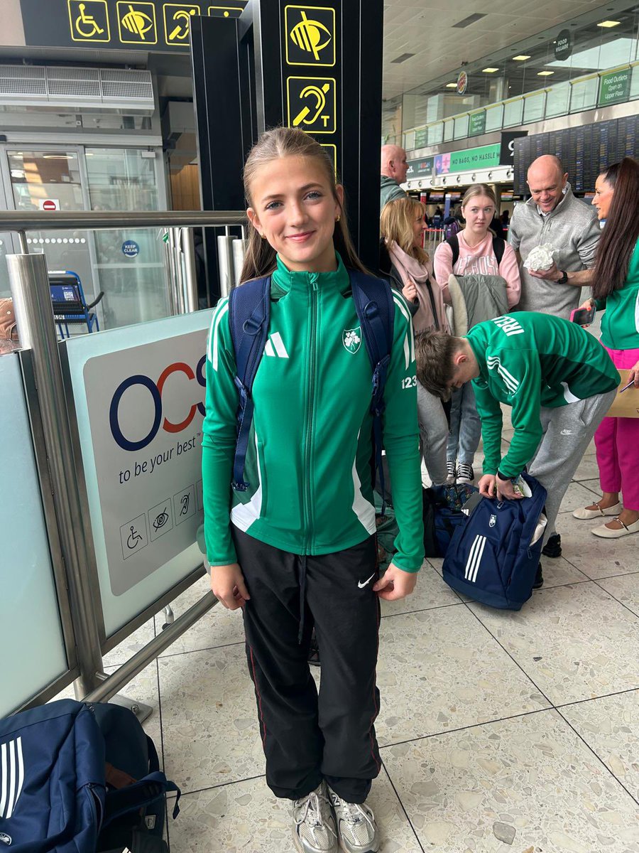 DCF_PE's tweet photo. Fantastic running for Cassie Curran representing Ireland at the SIAB International Cross Country, in Falkirk this morning, Cassie Curran came 19th &amp; was part of the Silver medal Irish U15G team. Awesome performance 👏👏🙌🙌💚🖤💚🖤 @nbharriers @USSAA1967 https://t.co/diJKnA7rST