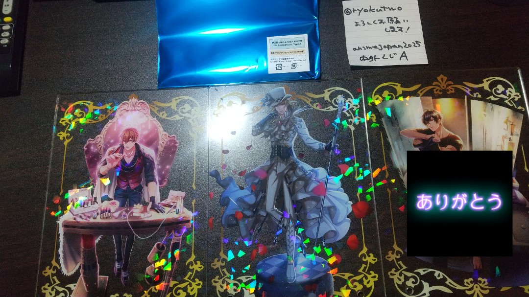 ryokutwo's tweet photo. AnimeJapan2025　中外鉱業　夢100くじ　AJ2025ver.　TypeA
【交換】A〜C
【譲渡】D以下（リドをGET次第BCも譲渡可）
求:リドA賞1点、リドC賞1点
譲:画像全て
リドA賞はA賞同士、リドC賞はB賞も選択可。

3/23㈰もAJ2025に参加しますので、13時迄でしたら現地交換可。それ以降は郵送での対応となります https://t.co/MU863FniT9
