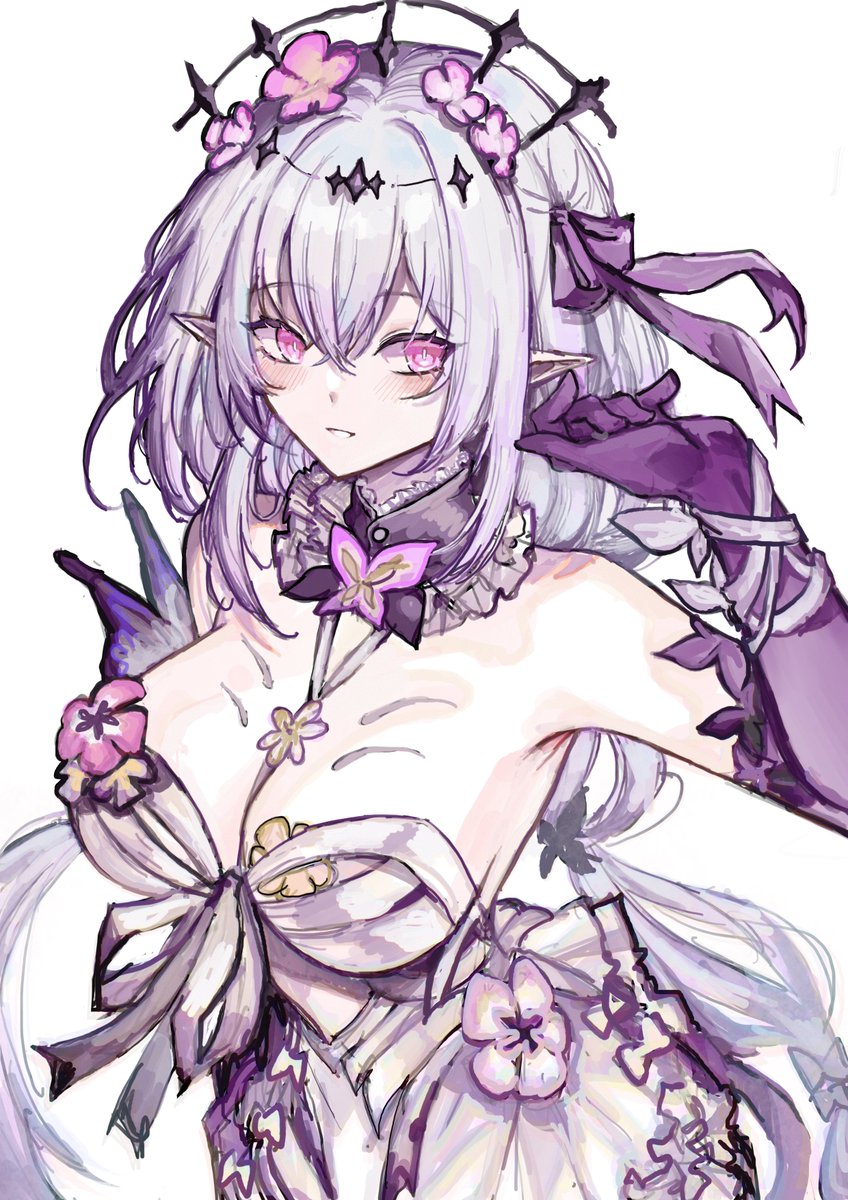 Castorice 🦋💜 (old work)

I try the Procreate app. 😋
#HonkaiStarRail 
#Castorice 
#キャストリス