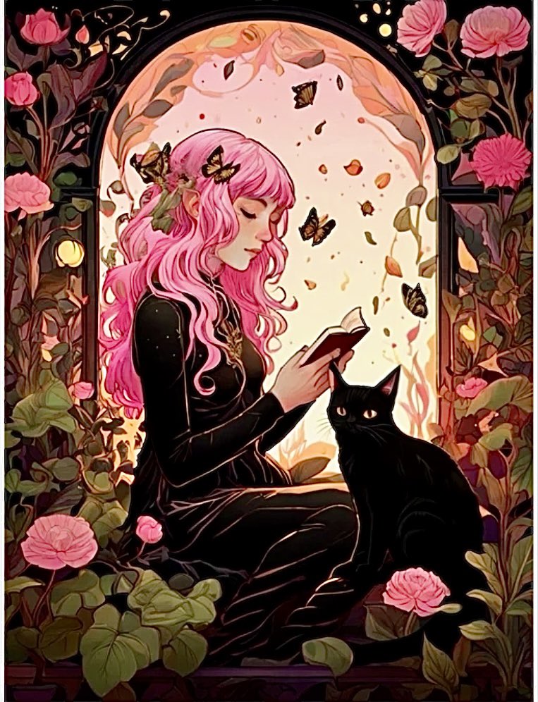 ScorpioLisaM's tweet image. On Saturdays we wear black. Art by DreamFamiliars, on RedBubble. #coloroftheday #SaturdayVibes #SaturdayMagic #BlackCat #Caturday
