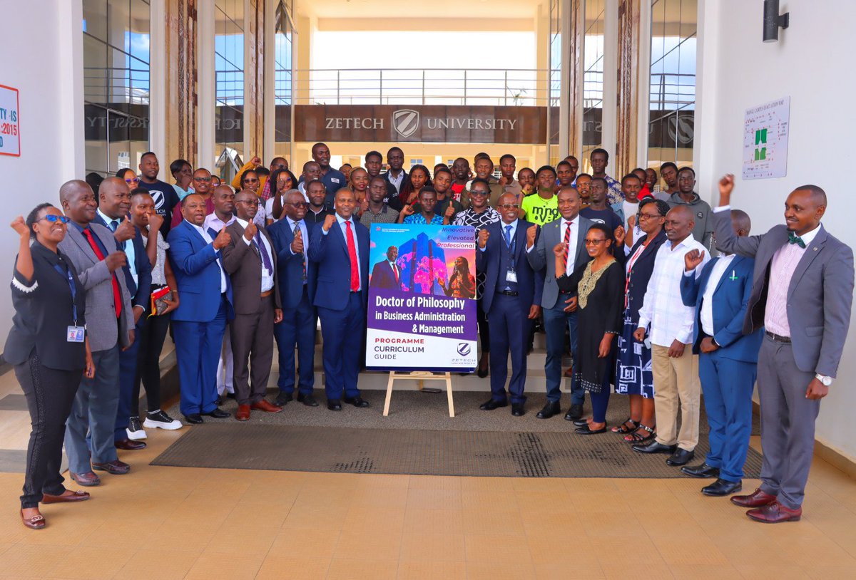 ZetechUni's tweet photo. 🎓 Today, Zetech University hosted a dynamic Postgraduate Luncheon & Masterclass, bringing together students and industry leaders for insightful discussions and networking. The highlight of the event was the official launch of our Doctor of Philosophy (#PhD) in Business Administration and Management, reinforcing our commitment to excellence in research and innovation, shaping the future of business leadership! 🚀📚 

Special thanks to our Chief Guest for gracing the event, Mr. Michael Mugo, @CICGroupPLC

#ZetechUniversity #ZetechPostgraduate #PhD #BusinessLeadership #Networking