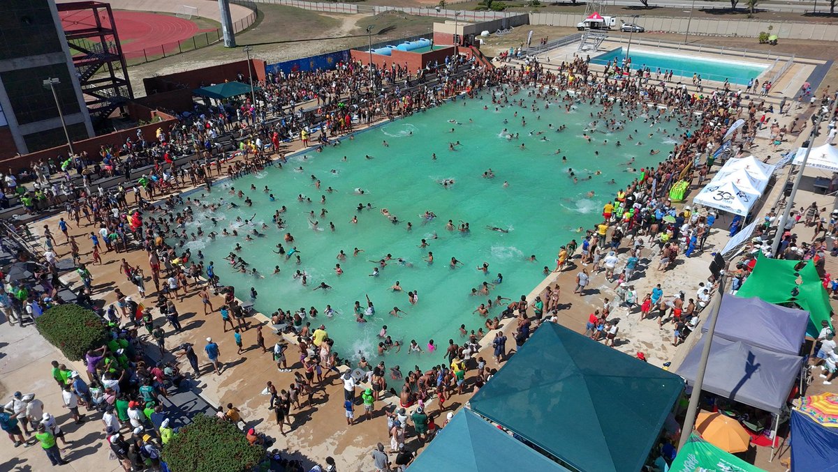 Minister Gayton McKenzie on X: "Minister @GaytonMcK successfully opened the renovated Gelvandale Swimming Pool in Gqeberha, Eastern Cape๐ฟ๐ฆ๐ฟ๐ฆ๐ฟ๐ฆ๐ฅ๐ฅ๐ฅ #Ministerofaction #Ministerofhappiness #GovZAupdates https://t.co/QWGMGw5Crq" / X
