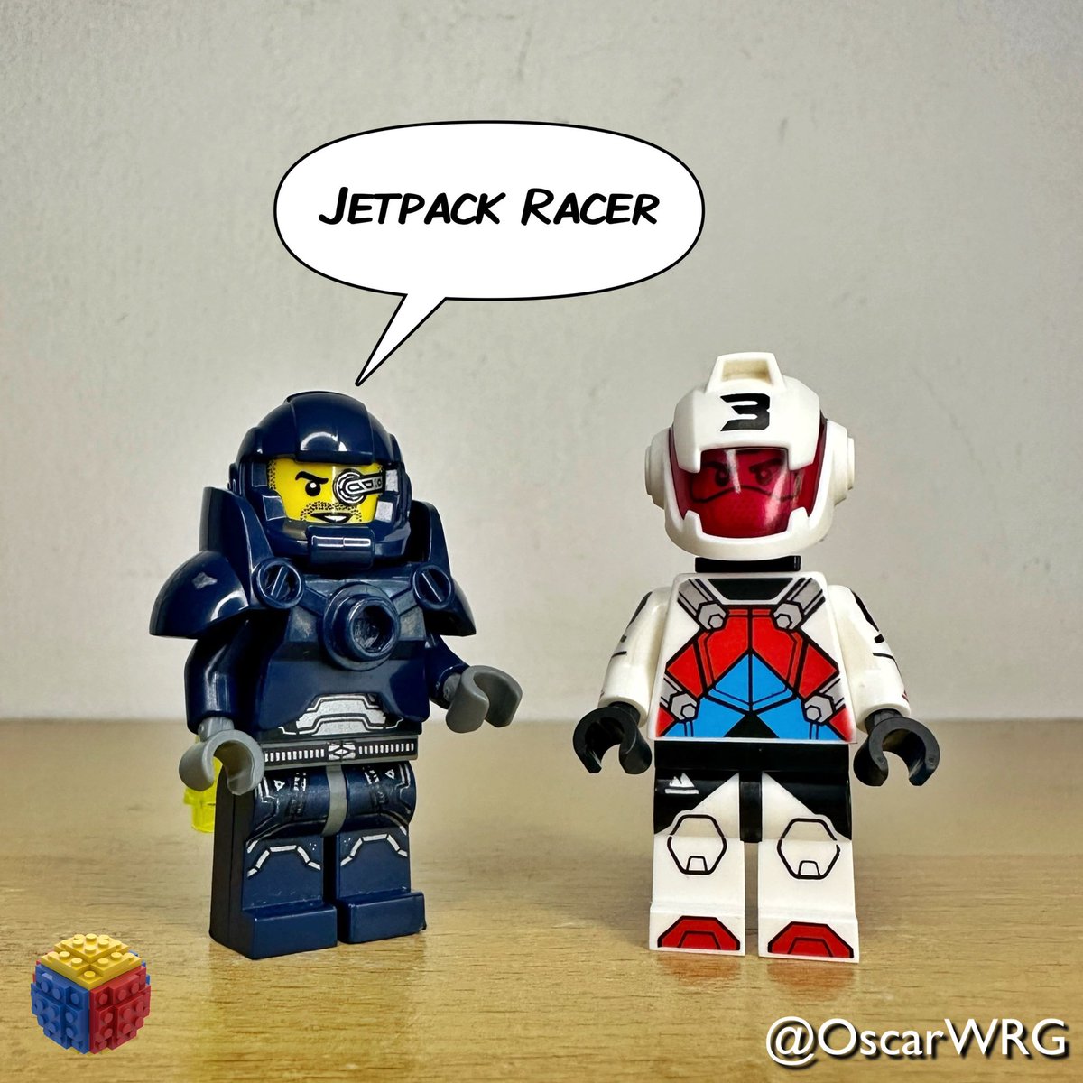 OscarWRG's tweet photo. #LEGO_Galaxy_Patrol #LEGO #cmf #series27 #Jetpack #Racer #JetpackRacer @LEGO_Group @DoSAinterntl https://t.co/CRiTn4OVa8