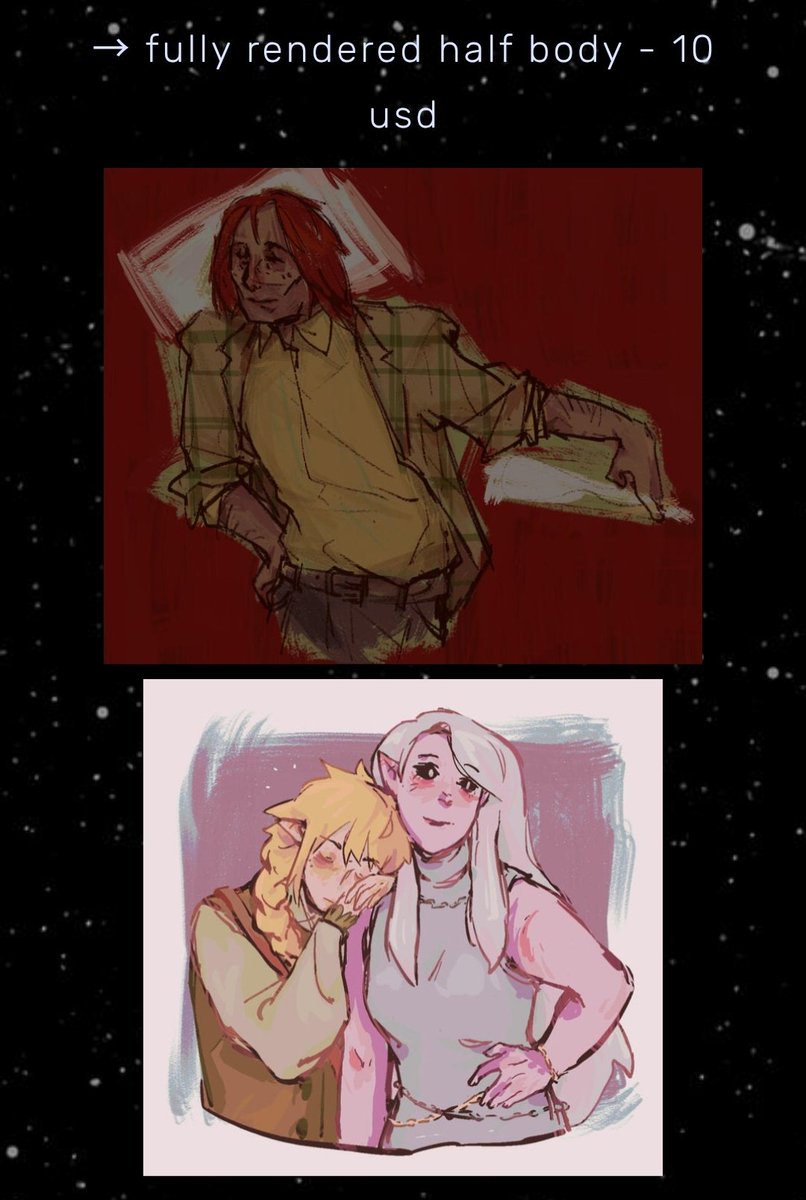 yescking's tweet image. updated masterpost for cоmmissions
more on yescking.carrd.co/#
#commissionsopen