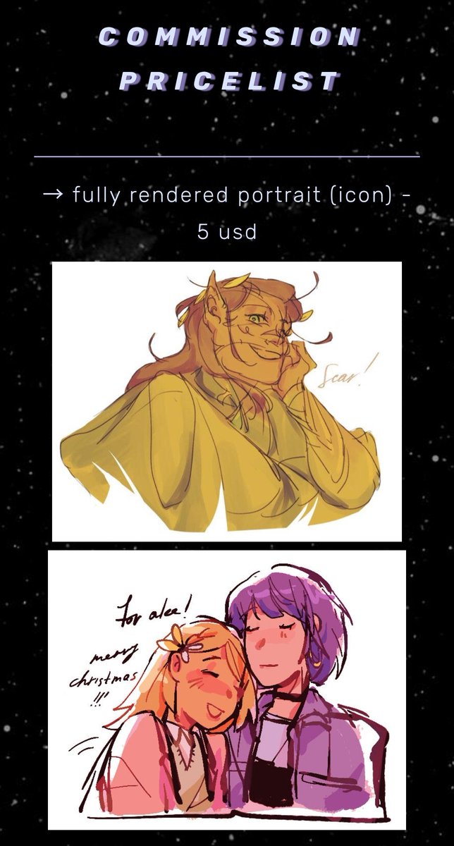 yescking's tweet image. updated masterpost for cоmmissions
more on yescking.carrd.co/#
#commissionsopen