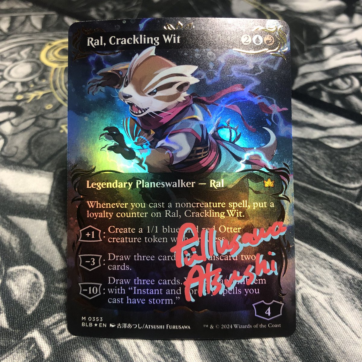 MTG【轟く機知、ラル】レイズドfoil アーティストプルーフ MTG【轟く機知、ラル】レイズドfoil アーティストプルーフ 轟く機知