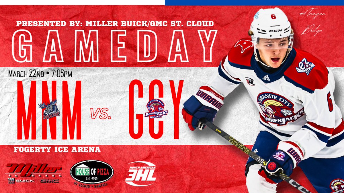 GCLumberjacks (@gclumberjacks) on Twitter photo ๐จGAMEDAY๐จ
๐ช๐๐ซ
โฐ 7:05pm CST
๐ Fogerty Ice Arena
๐บ NAHL TV
๐น <a href="/Ders_Media/">Anders Franke</a> ๐จGAMEDAY๐จ
๐ช๐๐ซ
โฐ 7:05pm CST
๐ Fogerty Ice Arena
๐บ NAHL TV
๐น <a href="/Ders_Media/">Anders Franke</a>