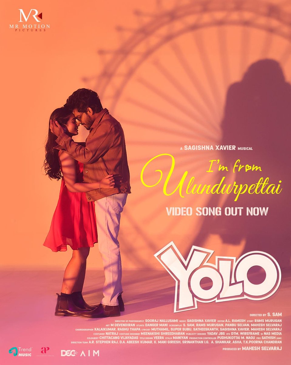 Ramesh Bala (@rameshlaus) on Twitter photo One side Kaadhalargaley! 🤩
#IamFromUlundhurpettai - The first single from #YOLO is here to set the feels and reels on fire! ❤️🔥
Vibe check, mic drop!!
youtu.be/x1LoxN1mG9Q
<a href="/ActorDev_offl/">Dev</a> <a href="/Samthecreator/">Samdir</a> <a href="/Devu_devika77/">Devika Satheesh</a> <a href="/mrmpmovies/">M R MOTION PICTURES</a> <a href="/x_sagishna/">Sagishna Xavier</a> <a href="/AdithyarkM/">Adithya Rk</a> <a href="/Akashpremkumar3/">Akash Premkumar</a> One side Kaadhalargaley! 🤩
#IamFromUlundhurpettai - The first single from #YOLO is here to set the feels and reels on fire! ❤️🔥
Vibe check, mic drop!!
youtu.be/x1LoxN1mG9Q
<a href="/ActorDev_offl/">Dev</a> <a href="/Samthecreator/">Samdir</a> <a href="/Devu_devika77/">Devika Satheesh</a> <a href="/mrmpmovies/">M R MOTION PICTURES</a> <a href="/x_sagishna/">Sagishna Xavier</a> <a href="/AdithyarkM/">Adithya Rk</a> <a href="/Akashpremkumar3/">Akash Premkumar</a>