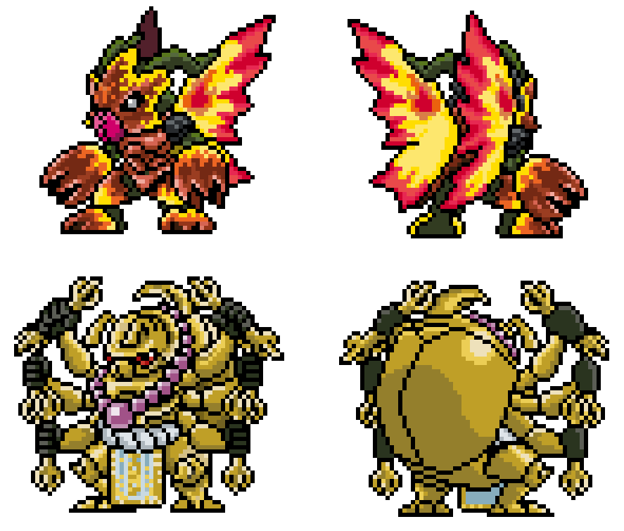 otro_jorch's tweet image. Shadramon &amp;amp; Kongoumon

#Shadramon #Kongoumon #VITALBRACELET #pixelart #DigimonStoryOlymposXII #fanart #デジモン #fangame #Digimon