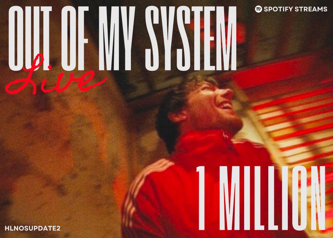 hlupdates_2's tweet image. &apos;Out Of My System - Live from Brisbane &apos; by @Louis_Tomlinson has surpassed 1 MILLION @Spotify streams!

#LouisTomlinson #OutOfMySystem #LouisTomlinsonLive
🔗: open.spotify.com/track/5tzYTlal…