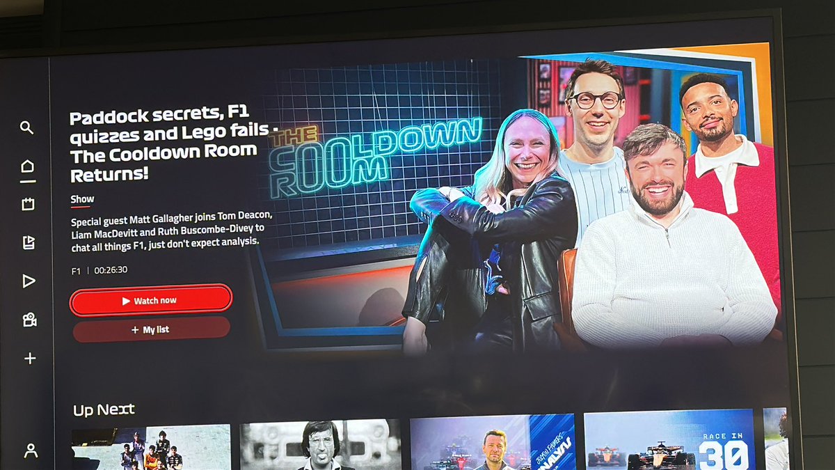 EricOmarp12c's tweet photo. Mr. @MattP1Gallagher in the F1 TV app home screen? https://t.co/T61nERB4yu