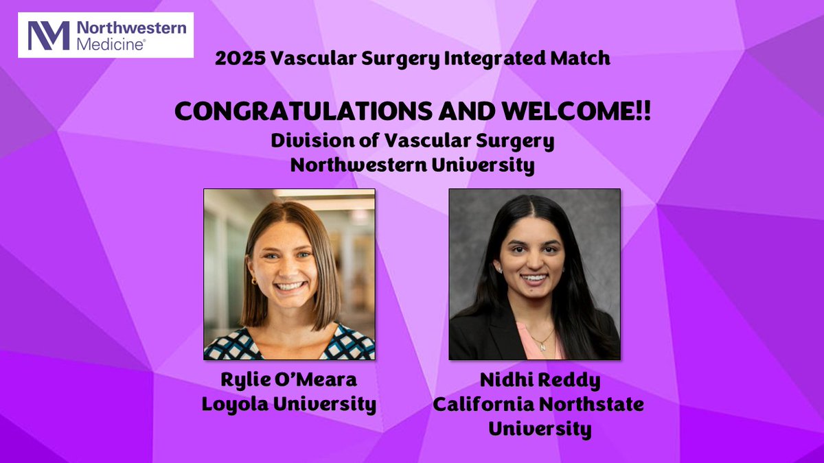 Karen J. Ho, MD (@karenholab) on Twitter photo Congratulations on the Vascular Surgery Integrated Match and welcome to the newest members of our team! @NMsurgery <a href="/RylieOMeara/">Rylie O'Meara</a> <a href="/nidhikreddy/">Nidhi Reddy</a> #Match2025 Congratulations on the Vascular Surgery Integrated Match and welcome to the newest members of our team! @NMsurgery <a href="/RylieOMeara/">Rylie O'Meara</a> <a href="/nidhikreddy/">Nidhi Reddy</a> #Match2025