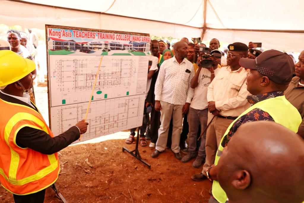 koske_felix's tweet photo. Day two of my working tour of Tiaty Constituency.
I officially launched the Kongasis Teachers  Training College in Churo,Tiaty, Baringo County.
This institution will be a game-changer for the region, equipping young people with technical skills that open doors to employment and enterprise playing an important role in steering the communities in the region towards a more stable, assured, secure, and prosperous future.