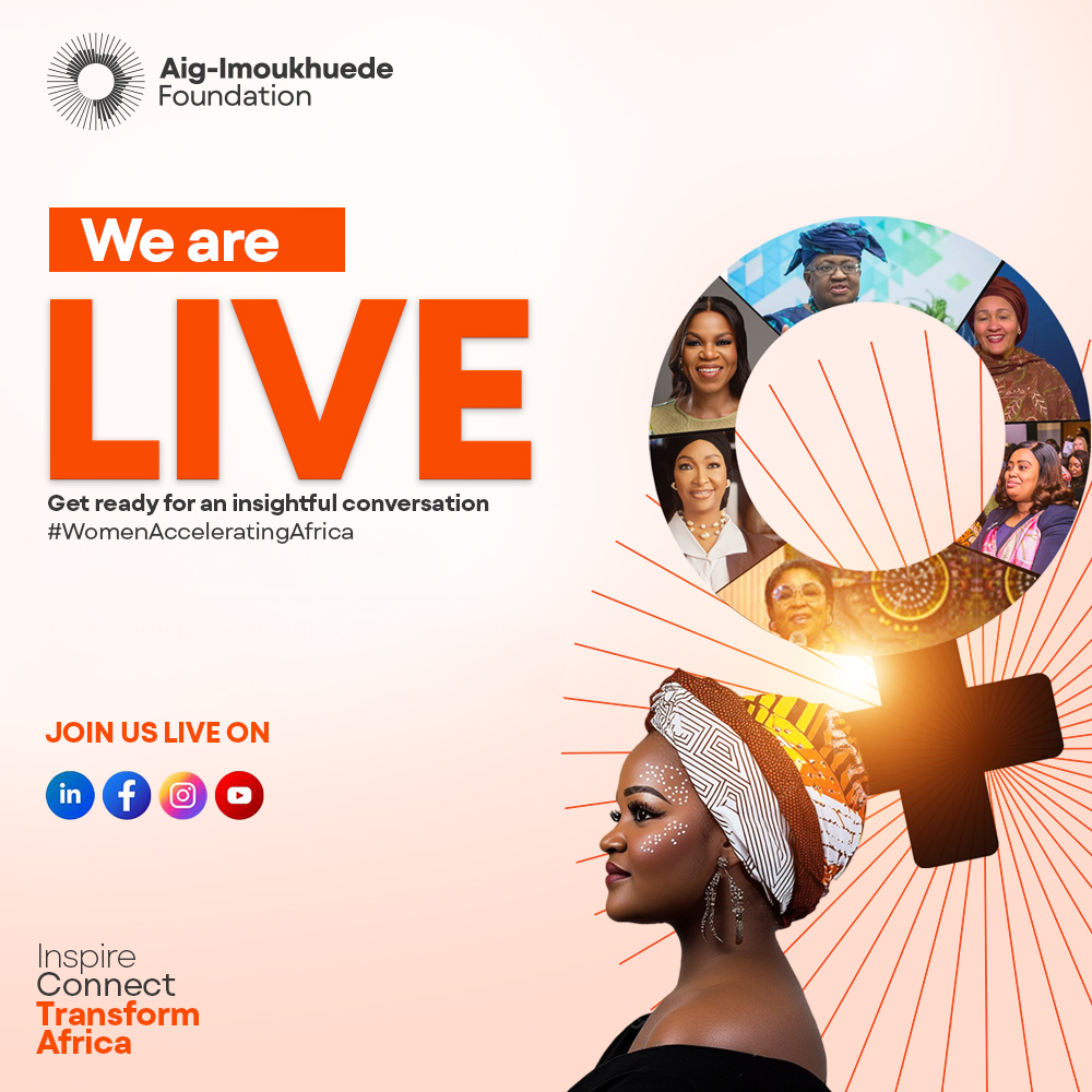 AigFoundation's tweet image. LIVE NOW!
The wait is over! Our &quot;Accelerating Action: Transforming Public Service&quot; webinar is happening right now!
Inspiring conversations with women driving change

Watch LIVE NOW on: LinkedIn | YouTube | Instagram | Facebook

#WomenAcceleratingAfrica #TransformingPublicService