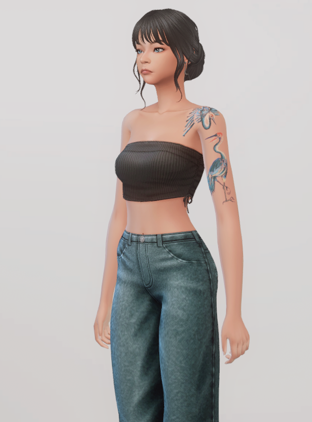 SybouletteCC's tweet image. I was too frustrated so I started again. TWICE. I do think my first try was nicer but... here is my first handdrawn tattoo, available in the gallery (id: Syboulette)

(I had to leave CAS, save, then go back &amp;amp; save the tattoo to the gallery for the game not to crash.) #TheSims4