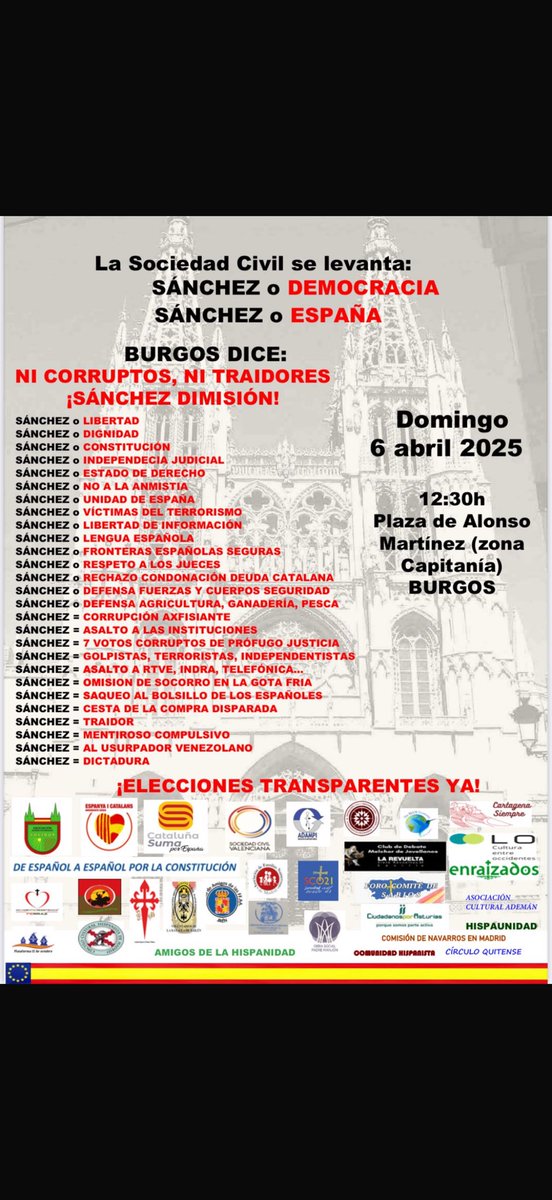 No faltemos a esta cita en Burgos👇