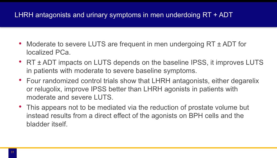 BertrandTOMBAL's tweet image. Very nice summary of the benefit of LHRH antagonists in patients with prostate cancer and significant LUTS @Achard_Verane #EAU2025