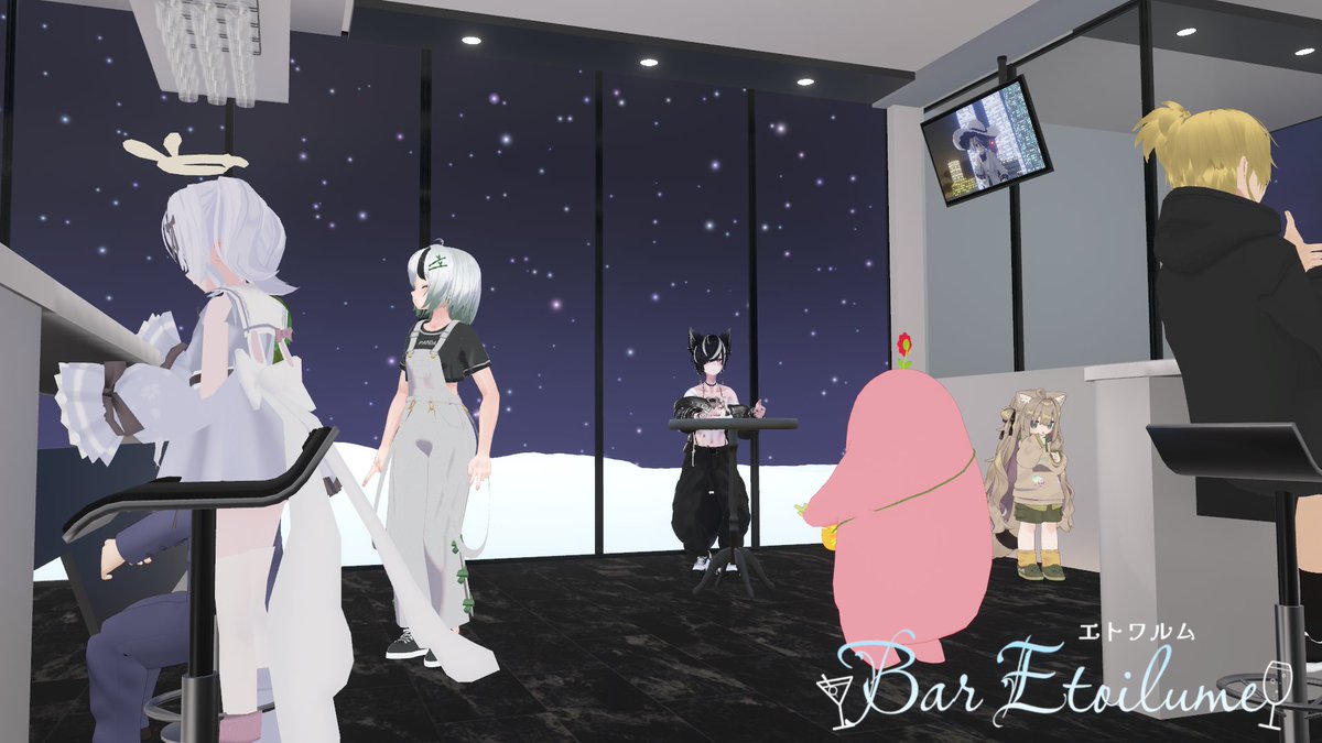 CloudFes_VRC's tweet photo. #Bar_Etoilume #セイオワ #CloudFes #VRCCF
現在SEISO NO OWARIイベントではBar_Etoilumeを開催中です！ https://t.co/OVclyEDX3O