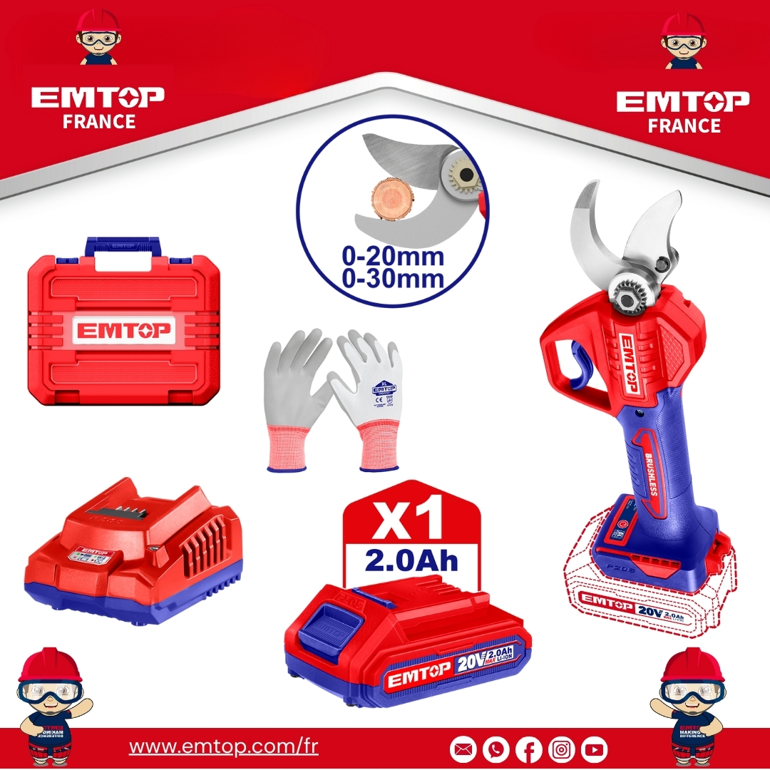 EMTOP_FRANCE's tweet photo. ✂️ Précision, puissance et liberté de mouvement avec la cisaille droite à jauge sans fil EMTOP France ! 🔥
✅ Coupe nette et précise
✅ Confort d’utilisation et prise en main ergonomique
✅ Qualité et durabilité signées EMTOP France
#EMTOPFrance #OutilsSansFil #Précision https://t.co/3ppbTDx521