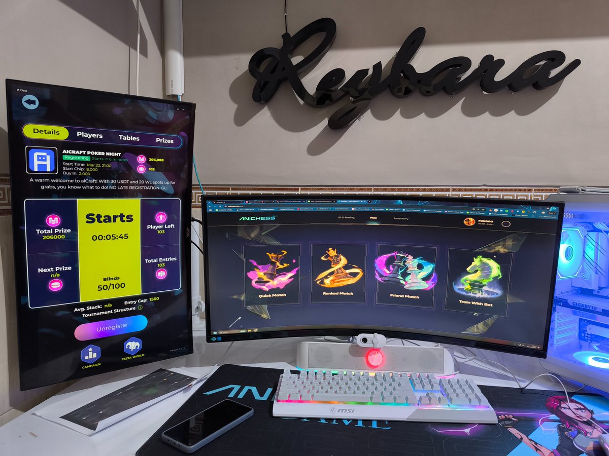 ronggoanichess's tweet image. Two favorite Game
@TezzaPoker and @AnichessGame 

🃏♟️🫶

#tezzapoker #anichessgame