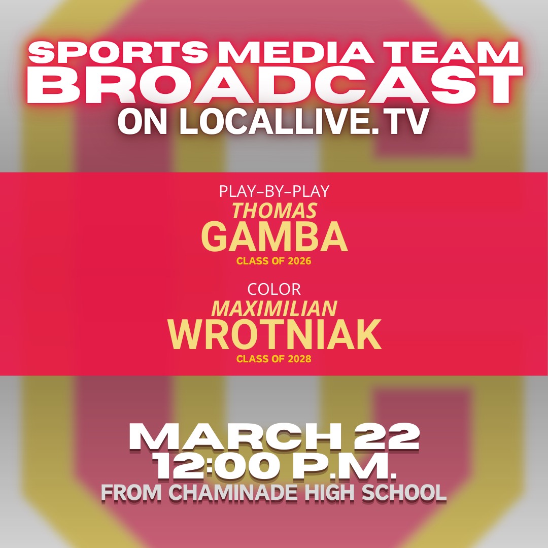 First home game of the year for JV Lax! Come out and support the team as they take on Stepinac on Ott Field at 12 PM. Can’t make it to the game? Broadcasters Thomas Gamba and Max Wrotniak have you covered! Tune in to the livestream from home: shorturl.at/7EITn