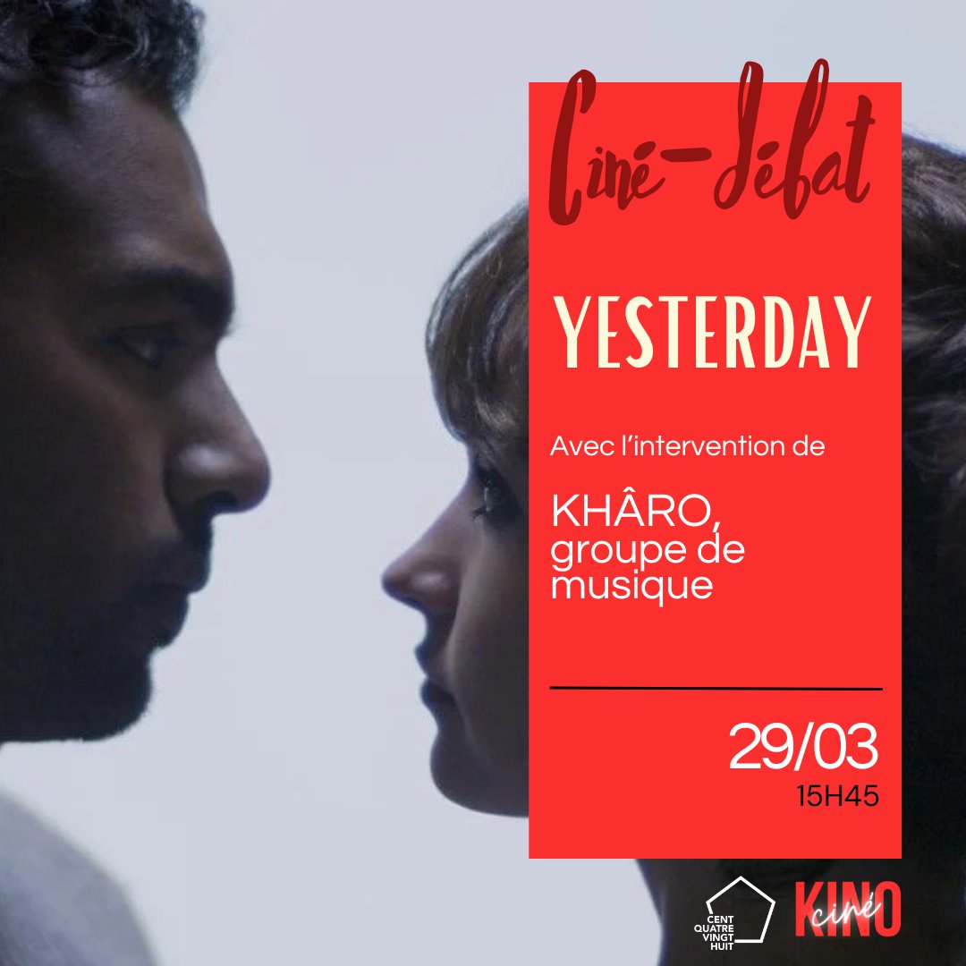 ❓Le Festival des Arts, en partenariat avec le 188 et l'intervention de Khâro, un groupe de musique !  
🗓️Le 29 mars à 15h45
📍Au Kino-Ciné

#cinema #film #arts #festival