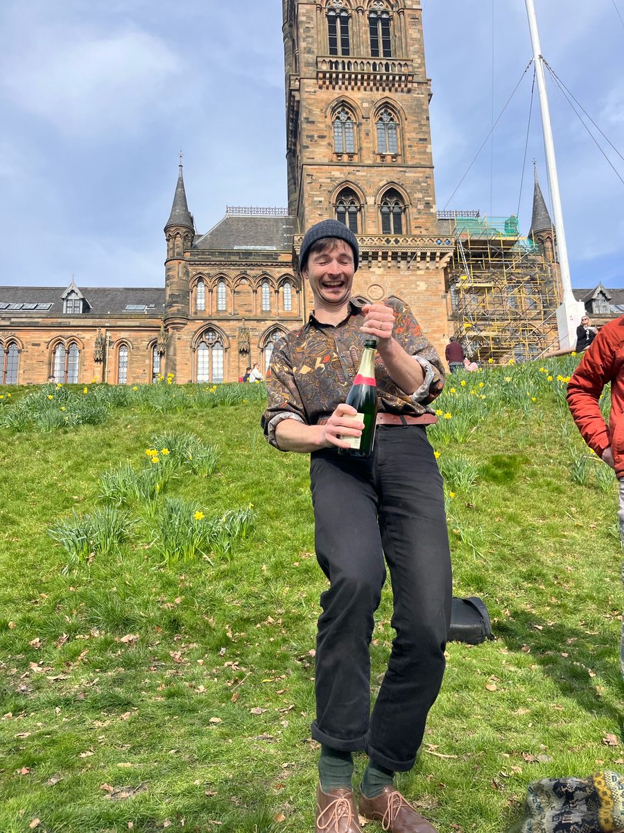 Matt_Arnold_Bio's tweet photo. 🎉PhDone!!*🎉  This week marks the end of 4 fab years at @UofGlasgow ! Feel very fortunate to have worked with so many excellent people in
@UofGSBOHVM 
and
@CVRinfo 
Papers on marine mammal viruses and modelling of host tropism incoming! 🐋 🦠 🦭 🧬 
*apart from corrections 🙃 https://t.co/wipMyFRbKV