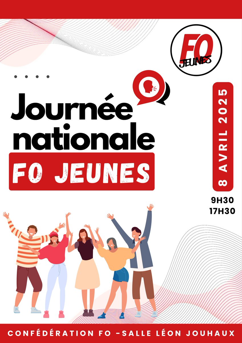 [Journée nationale FO #Jeunes]

Les principaux thèmes : #précarité et #logement des jeunes, #santémentale et équilibre des temps de vie professionnel-personnel-militant, syndicalisme de la jeunesse, dimension européenne et internationale pour la jeunesse.