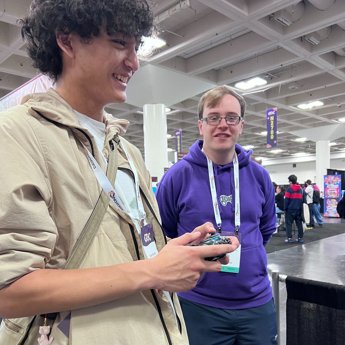 ByoWave's tweet photo. Trying out the Proteus Controller on the Steamdeck at GDC! 🔥 Support for Steamdeck went live this week, and it’s playing like a dream. 🎮 #ProteusController #Steamdeck #GDC2025
Buy yours at https://t.co/HVG37dMFVo https://t.co/P4LO9SQJnk