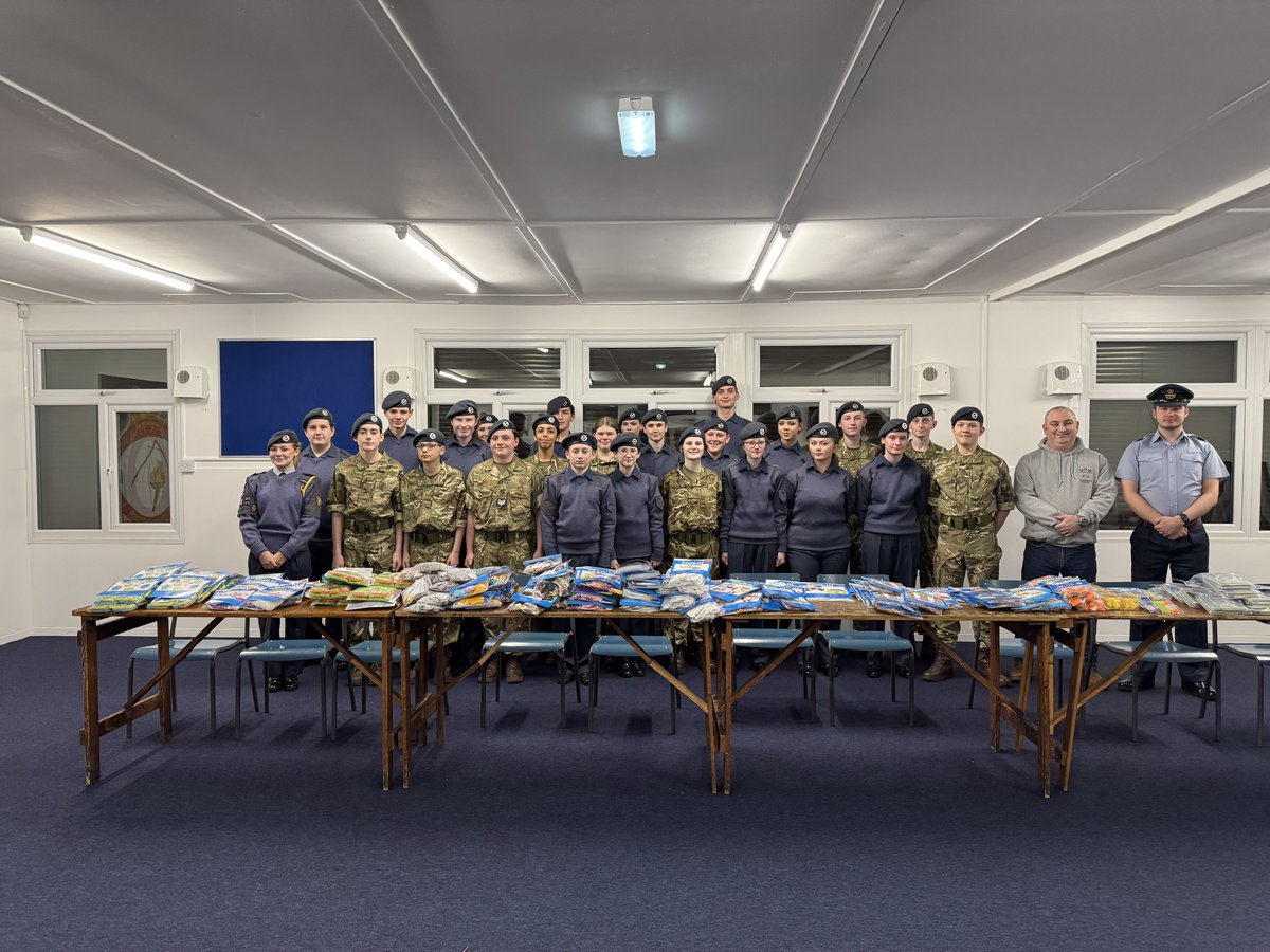 John Ullathorne (@johnspeedyu) on Twitter photo Proud to see <a href="/aircadets/">RAF Air Cadets</a> fundraising still making an impact!
In 2021, we raised Β£6,128 for <a href="/ClownsintheSky2/">Clowns in the Sky</a>
This week, cadets from 1313 Whickham & 361 Gateshead packed 1,000+ gifts for children at RVI Newcastle
#RAFcadets #ClownsInTheSky #MakingADifferenc Proud to see <a href="/aircadets/">RAF Air Cadets</a> fundraising still making an impact!
In 2021, we raised Β£6,128 for <a href="/ClownsintheSky2/">Clowns in the Sky</a>
This week, cadets from 1313 Whickham & 361 Gateshead packed 1,000+ gifts for children at RVI Newcastle
#RAFcadets #ClownsInTheSky #MakingADifferenc