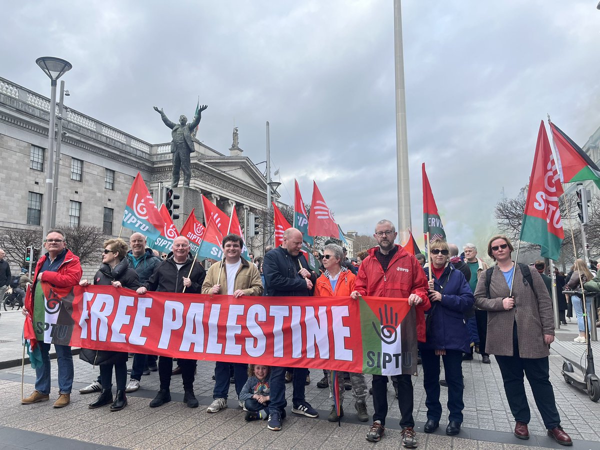 📢 The message on the streets of Dublin today was loud and clear the Government must live up to its commitment to the people of Ireland and Palestine by enacting the Occupied Territories Bill immediately. #FreePalestine 🇵🇸